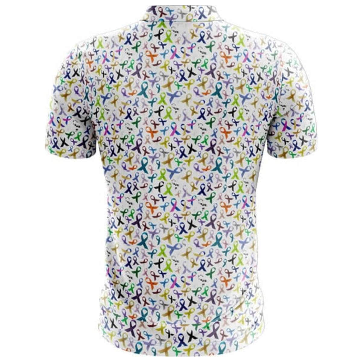 WHITE FULL PATTERN FU Golf Polo Pre-Order