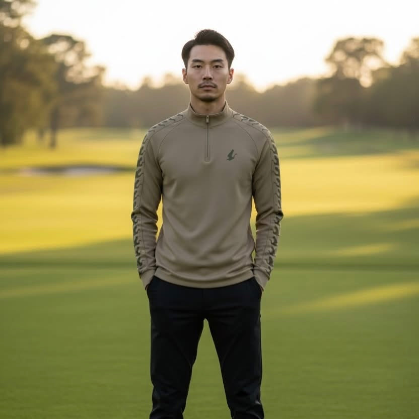 Navy Shaw Tour Range 1/4 Zip Jumper