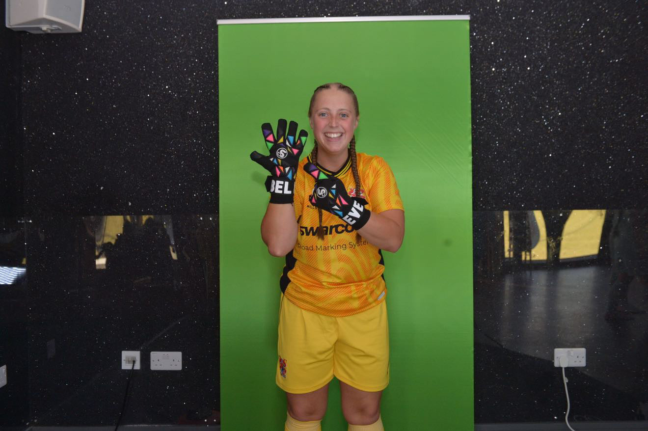 SCK Black Flat Negative Harlequin Believe Goalkeeper Gloves