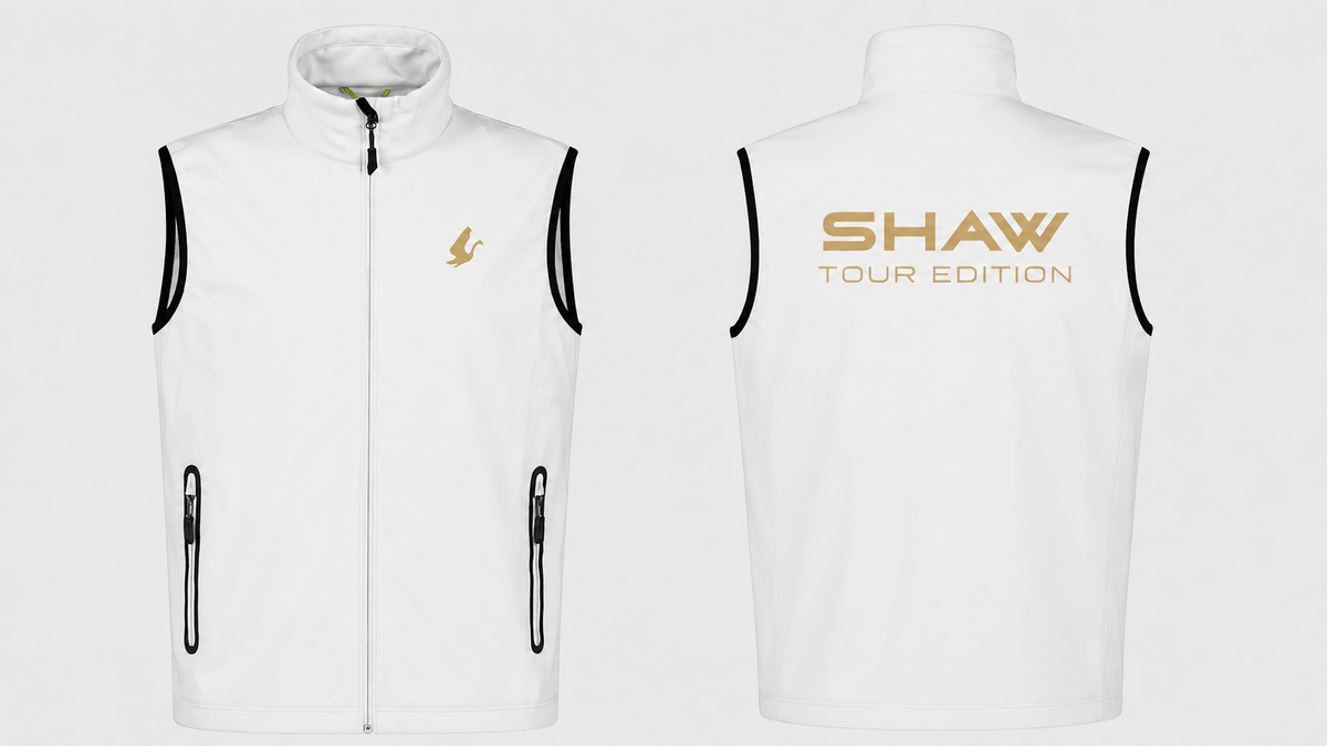White Softshell Gilet