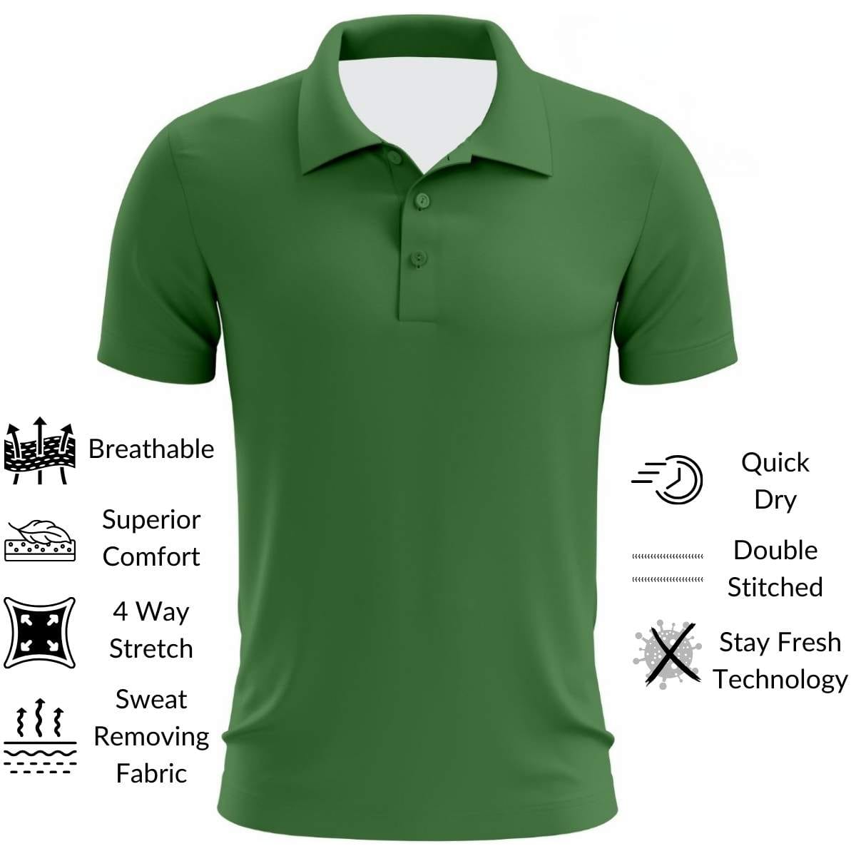 Fairway Green Golf Polo Pre Order