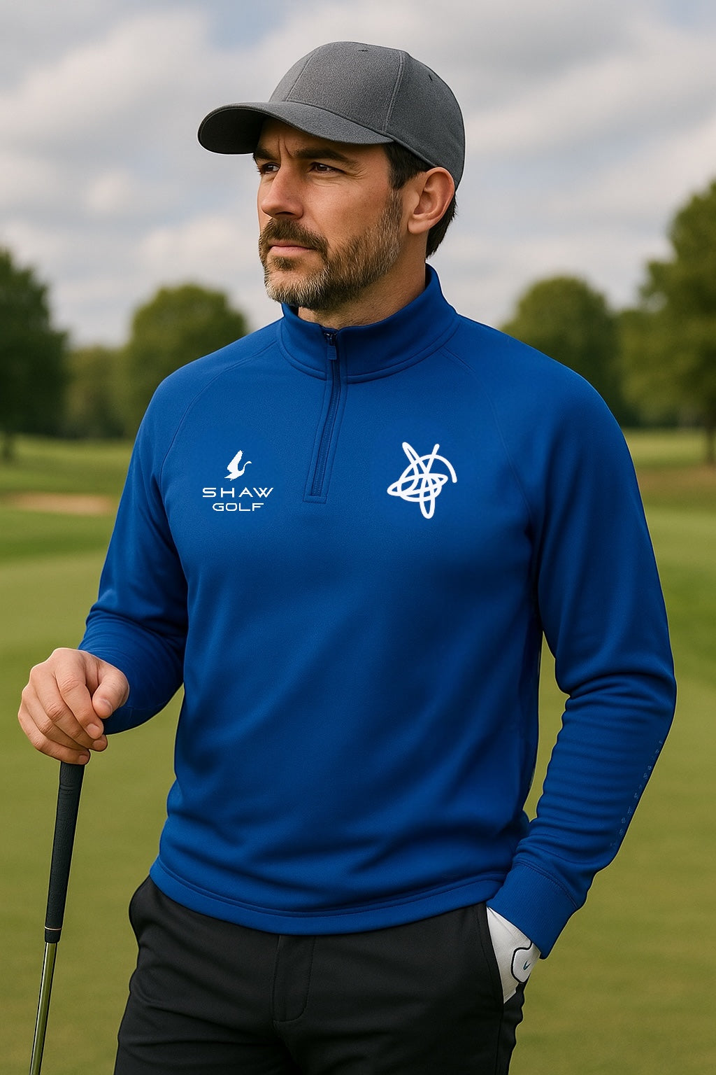 Mind Blue 1/4 Zip Jumper Pre-Order