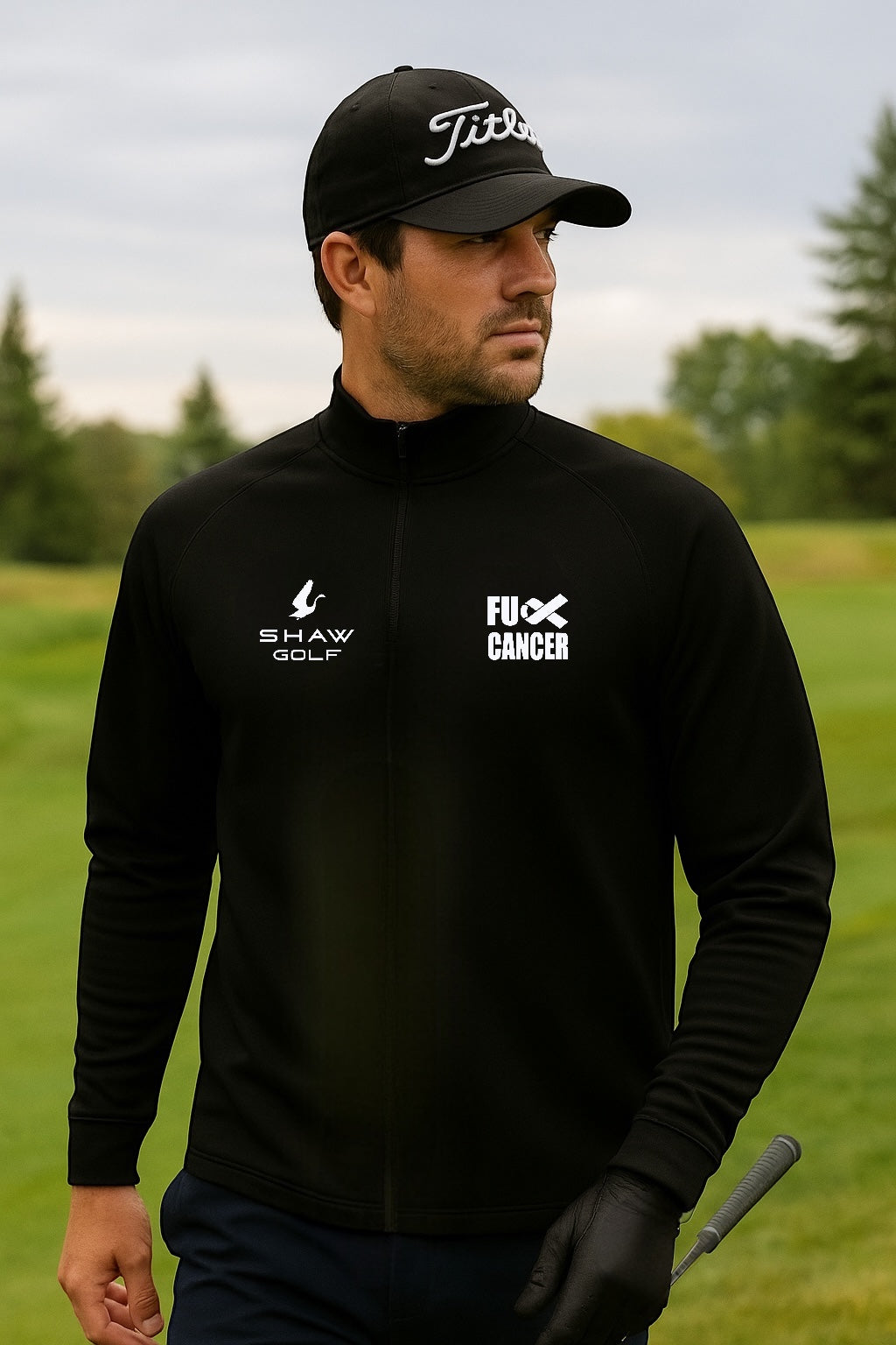 FU Black 1/4 Zip Jumper Pre-Order