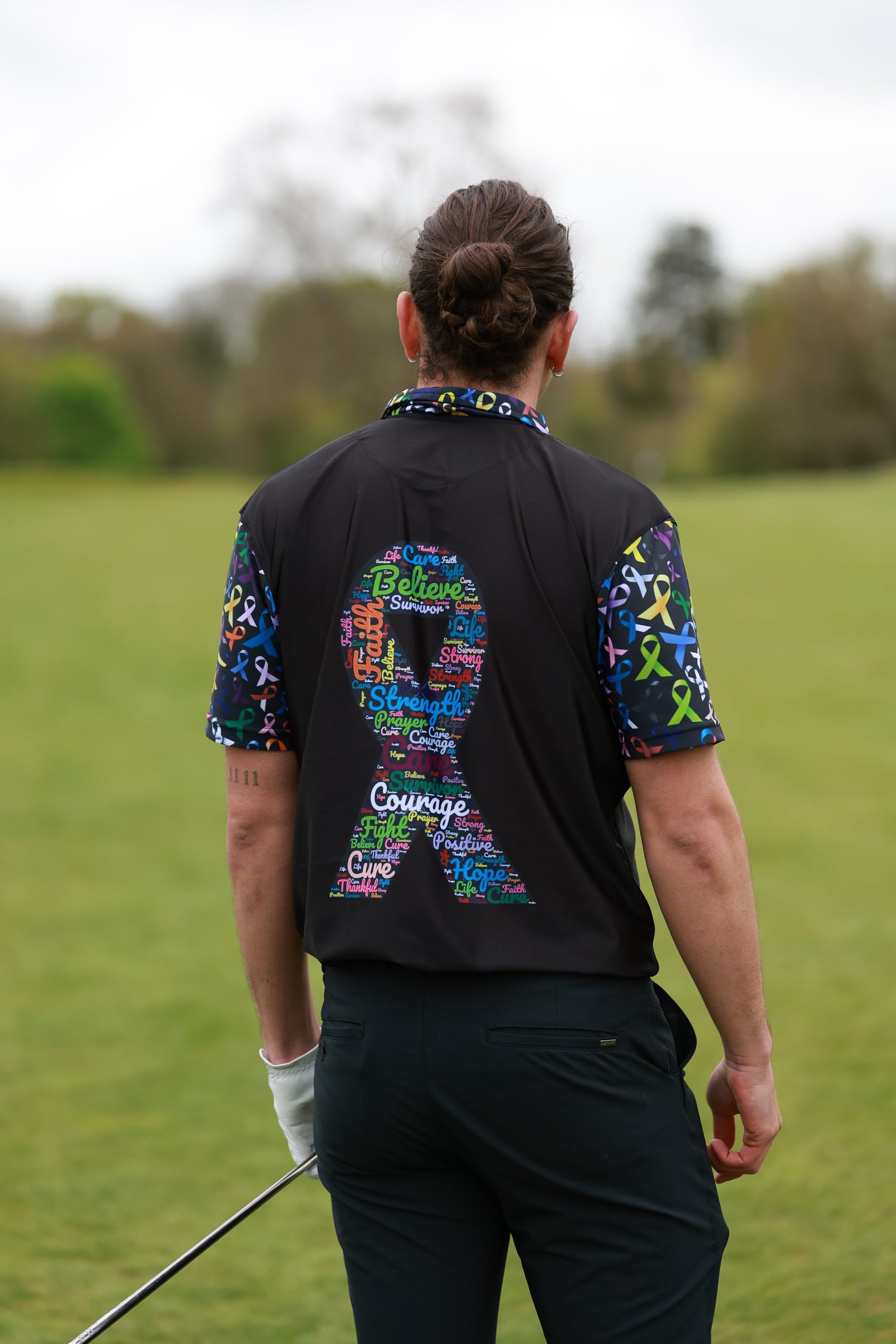BLACK SLEEVES FU Golf Polo Pre-Order