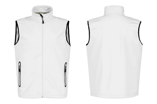 White Softshell Gilet Pre Order