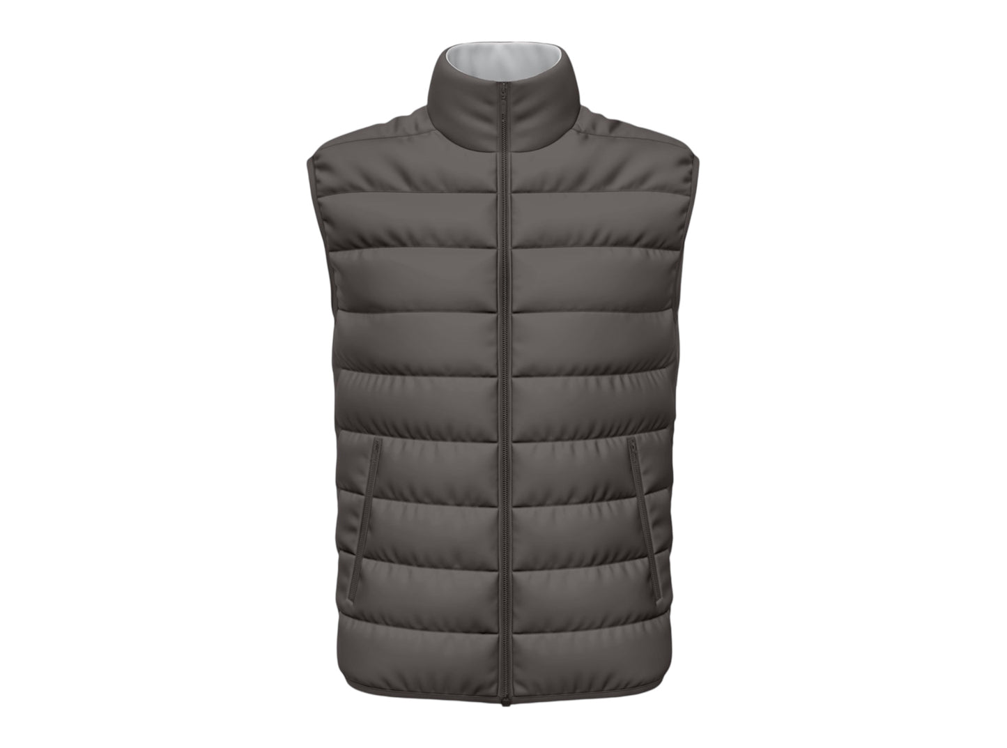 Steel Grey Padded Gilet
