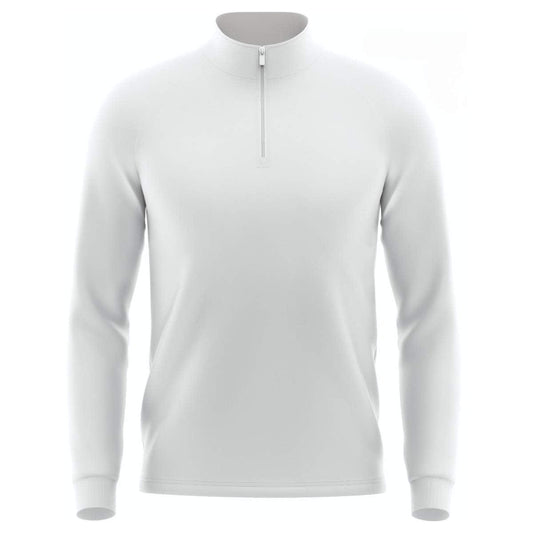 White  1/4 Zip Jumper Pre-Order