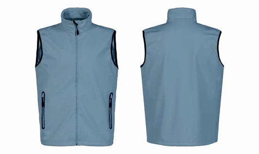 Baby Blue Softshell Gilet Pre Order