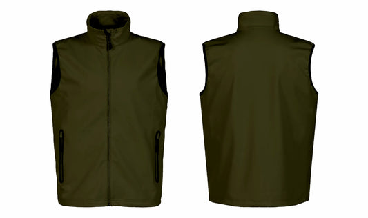 Olive Softshell Gilet Pre Order