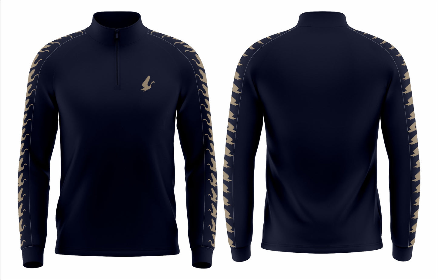Navy Shaw Tour Range 1/4 Zip Jumper