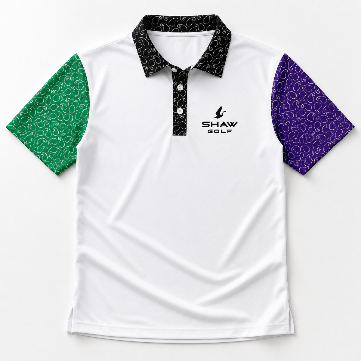 Triple Paisley Polo