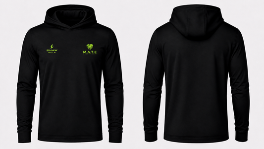 M.A.T.E Black Charity Golf Hoodie