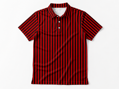Red Striped Polo