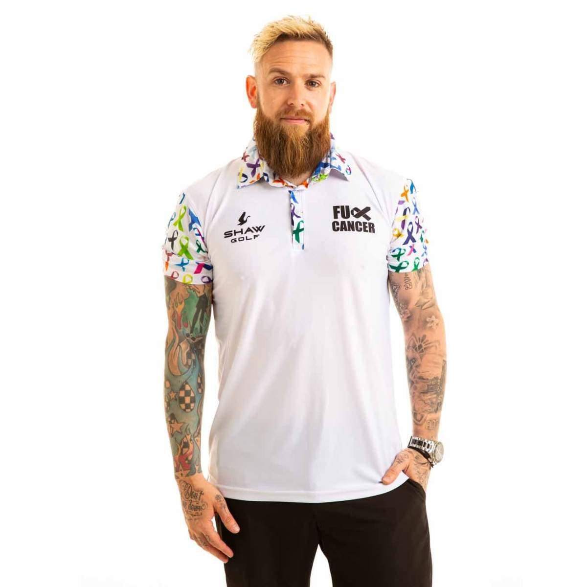 WHITE SLEEVE FU Golf Polo Pre-Order