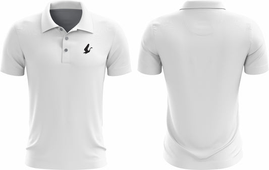 White Cotton Golf Polo Pre Order