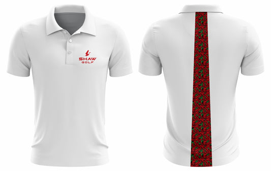 Stripe Of A Rose Polo Pre-Order