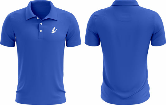 Royal Blue Cotton Golf Polo Pre Order