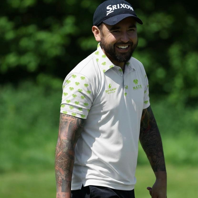M.A.T.E Black Charity Golf Polo