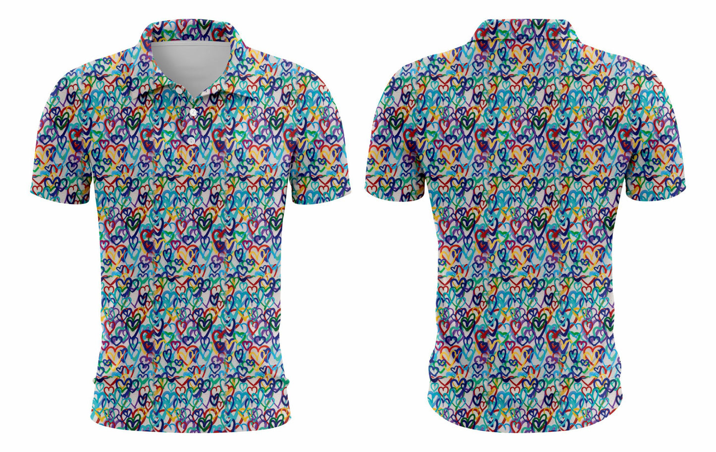 Graffiti Hearts Polo Pre-Order