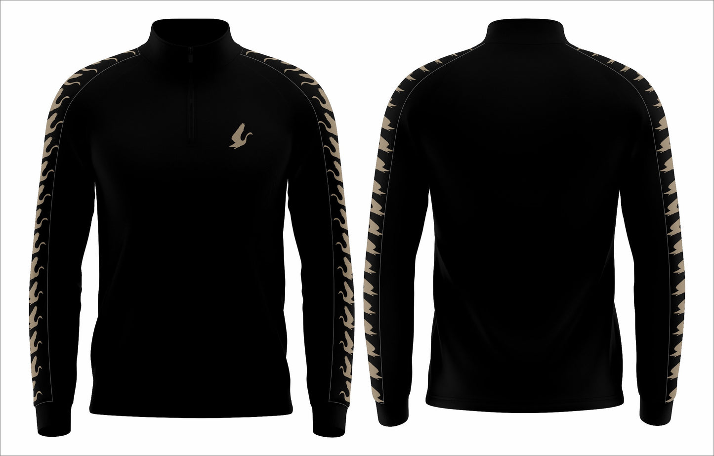 Black Shaw Tour Range 1/4 Zip Jumper
