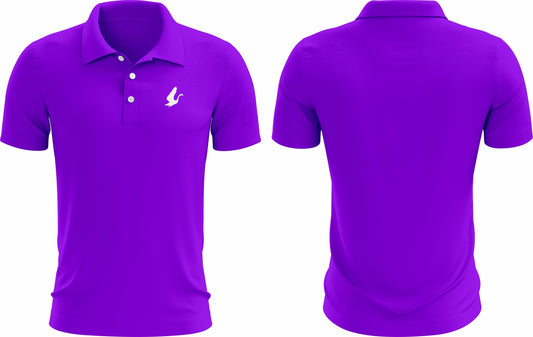 Purple Cotton Golf Polo Pre Order