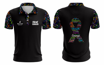 BLACK SLEEVES FU Golf Polo Pre-Order