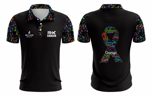 BLACK SLEEVES FU Golf Polo Pre-Order