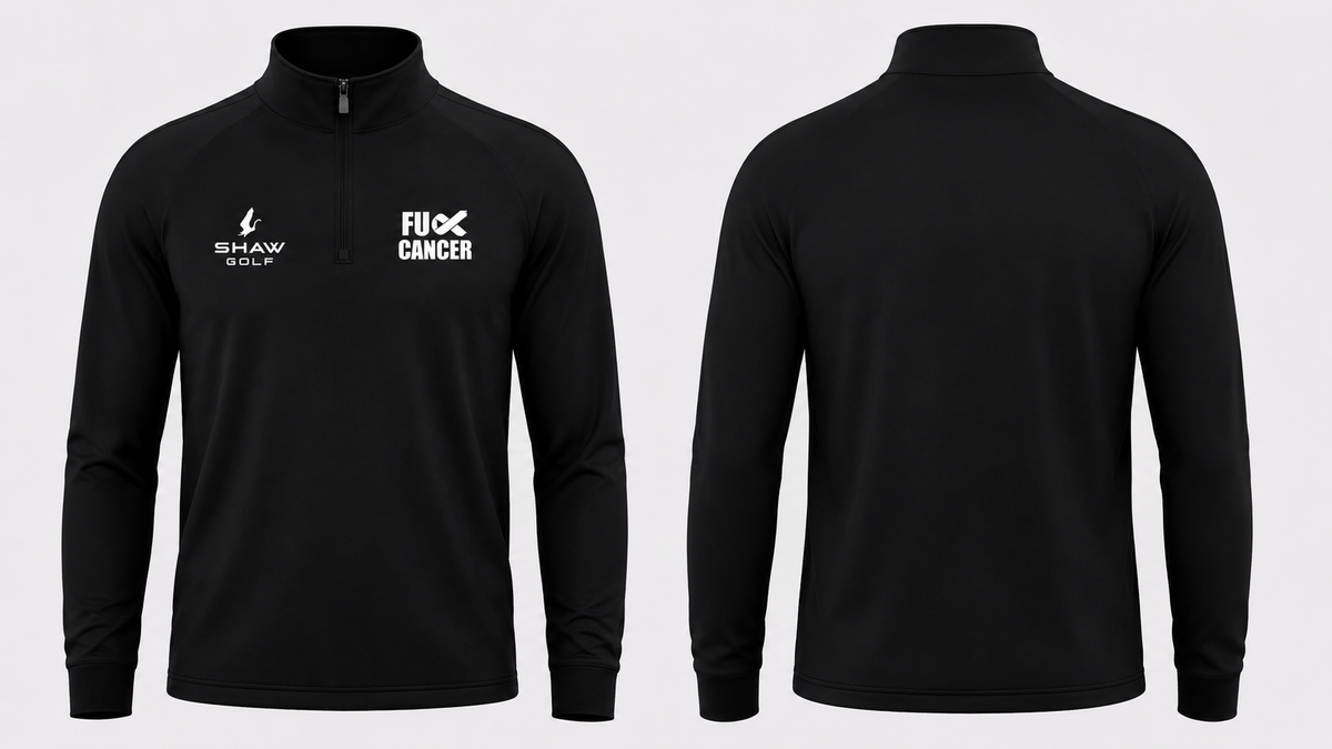 FU Black 1/4 Zip Jumper