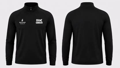 FU Black 1/4 Zip Jumper