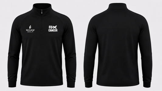 FU Black 1/4 Zip Jumper