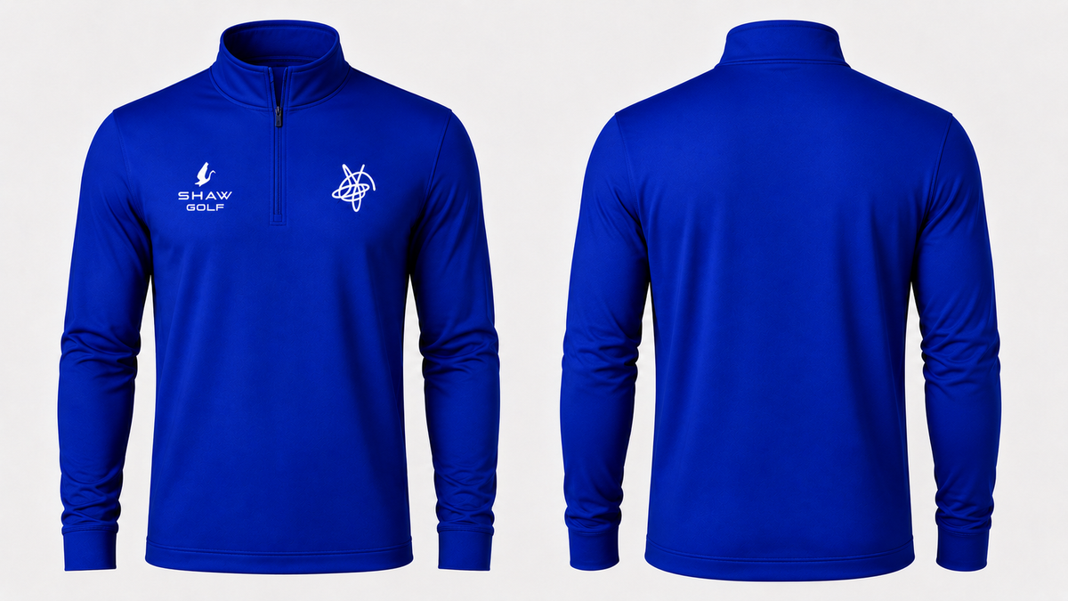 Mind Blue 1/4 Zip Jumper