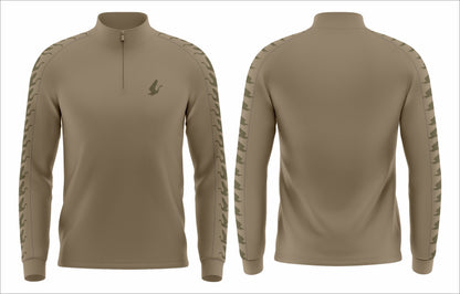 Beige Shaw Tour Range 1/4 Zip Jumper
