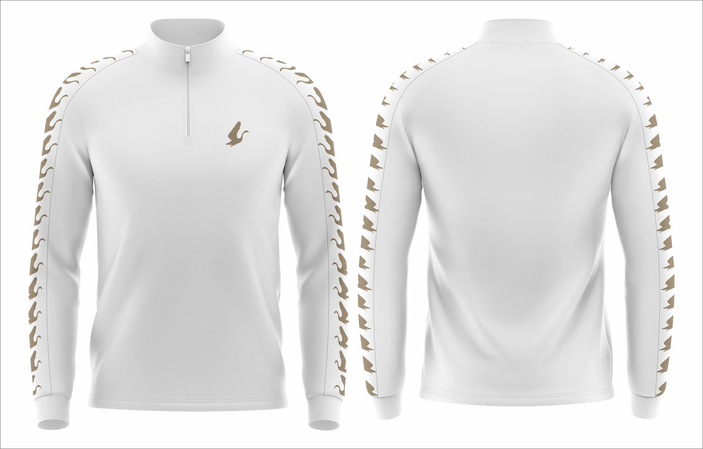 White Shaw Tour Range 1/4 Zip Jumper