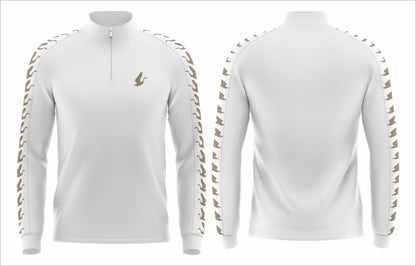 White Shaw Tour Range 1/4 Zip Jumper
