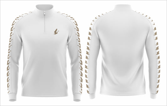 White Shaw Tour Range 1/4 Zip Jumper