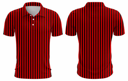 Red Striped Polo