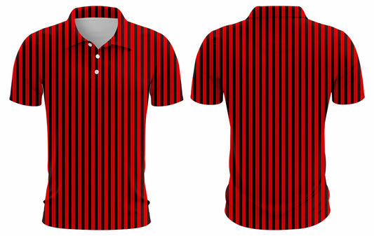 Red Striped Polo Pre-Order