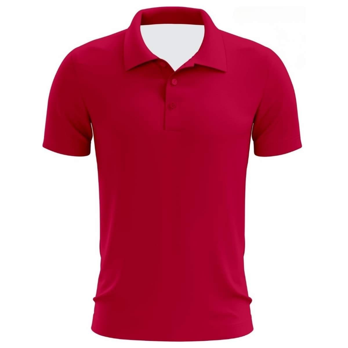 Deep Red Golf Polo Pre Order