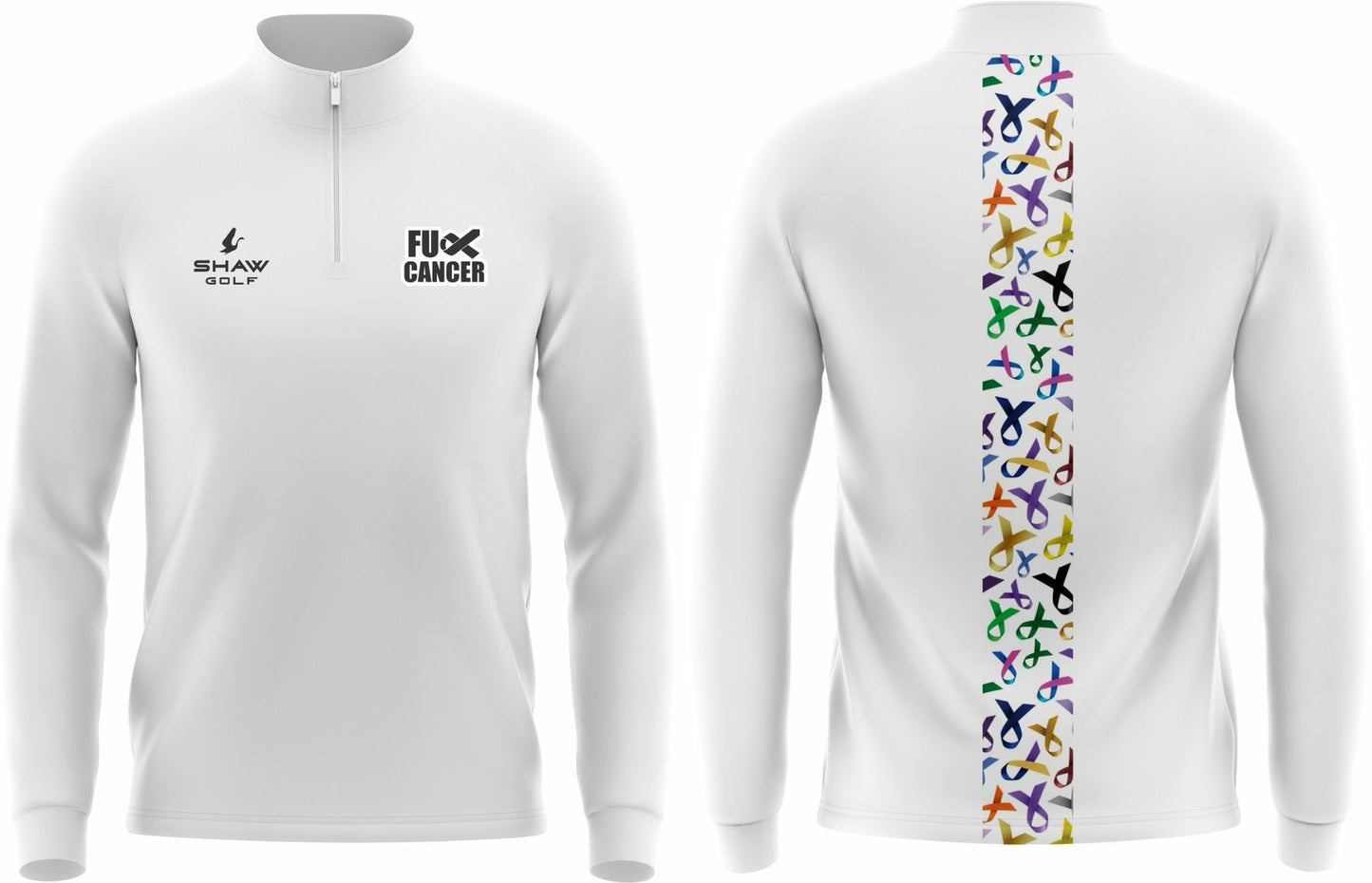 FU White 1/4 Zip Jumper Pre-Order