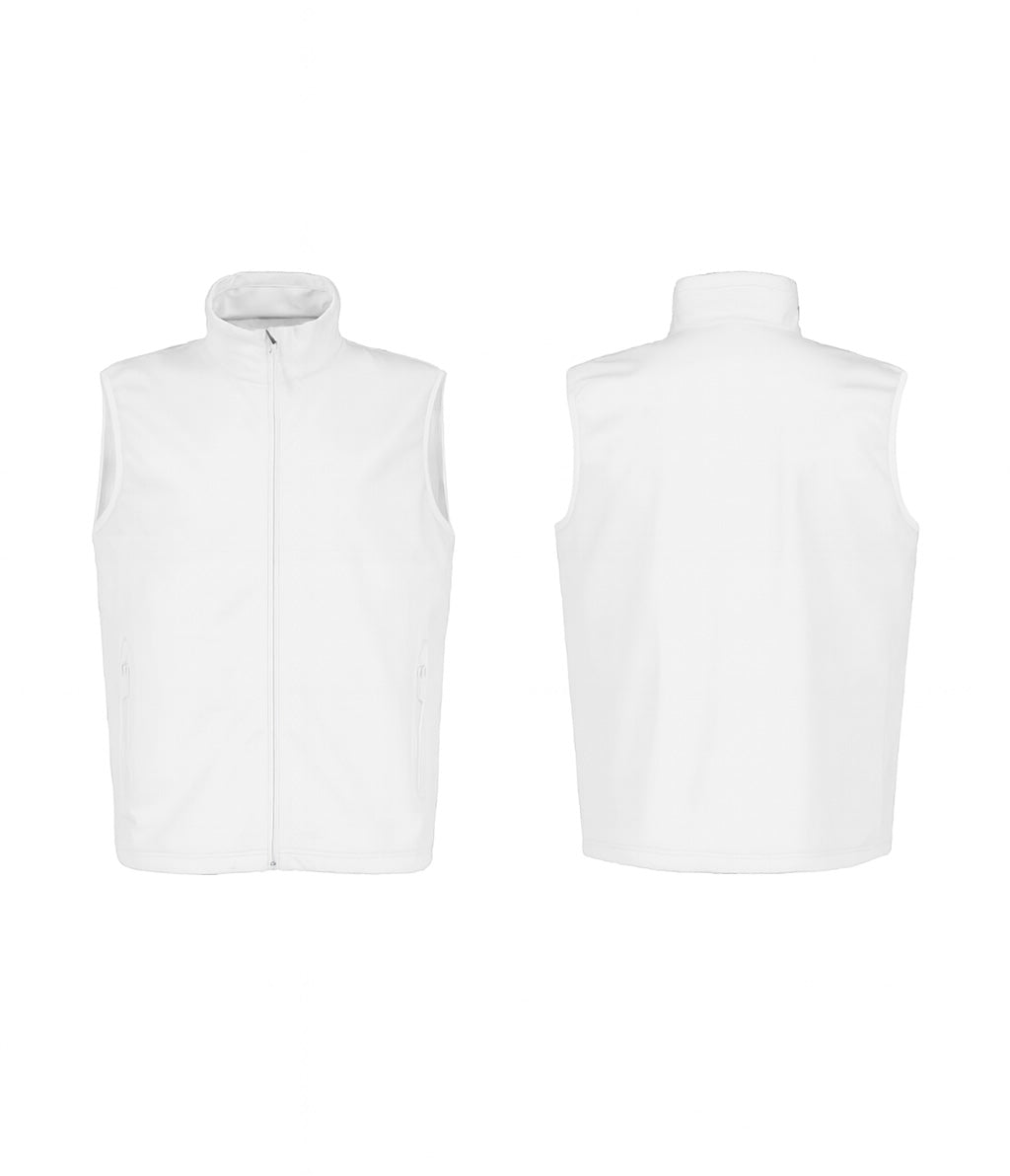 White Softshell Gilet