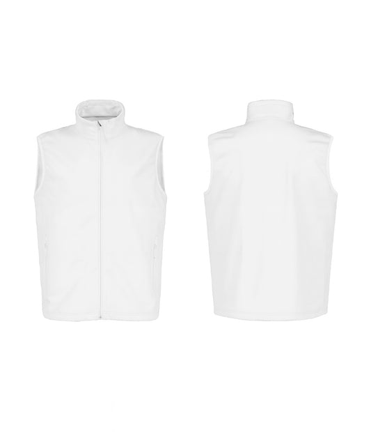 White Softshell Gilet