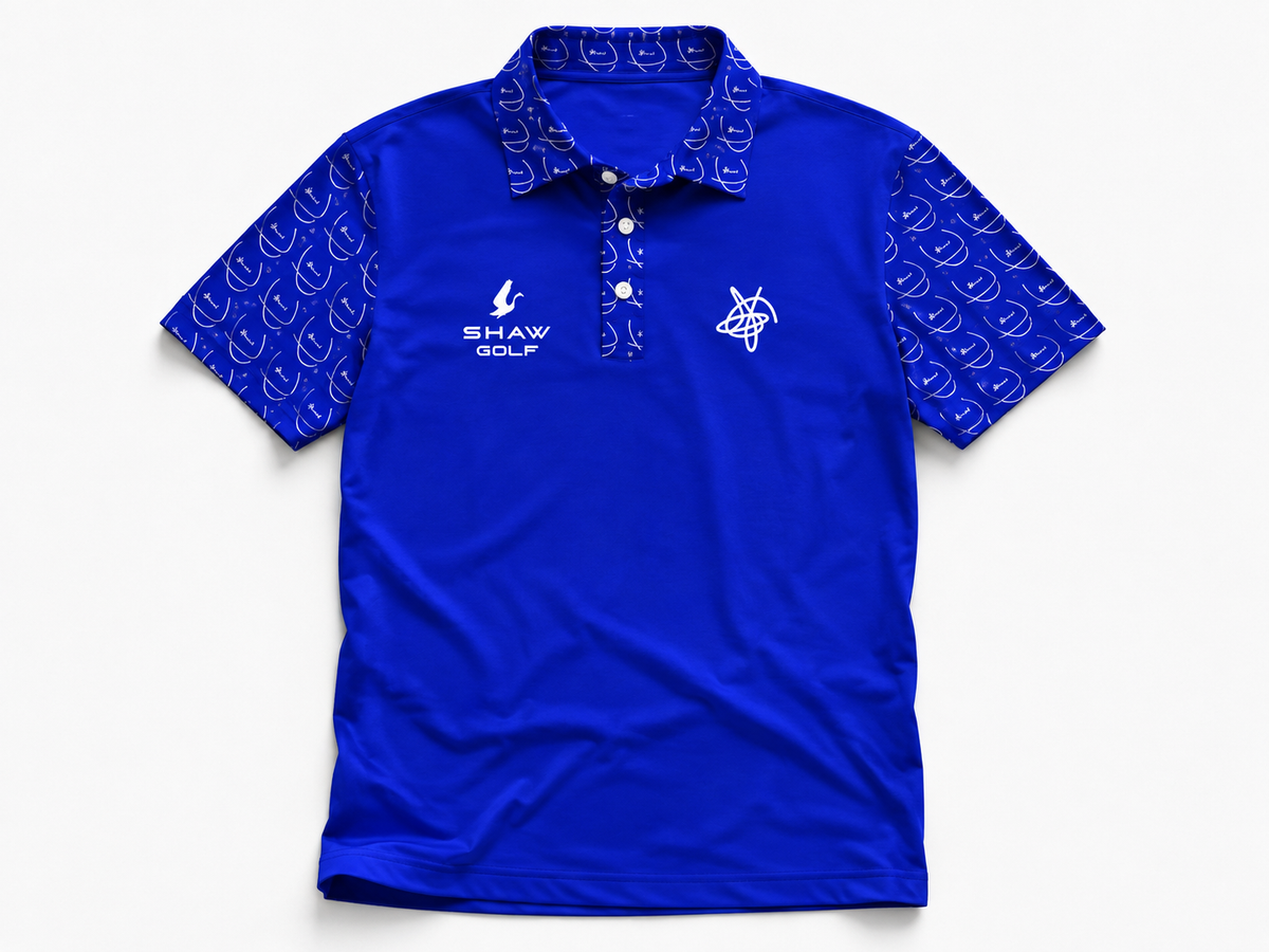 Mind Blue Golf Polo