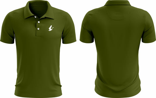 Olive Cotton Golf Polo Pre Order