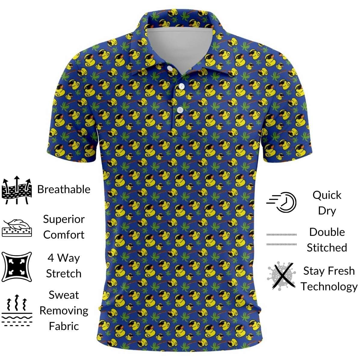 Holiday Duck Golf Polo Pre-Order