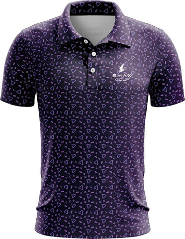 Purple Rain Golf Polo Shirt